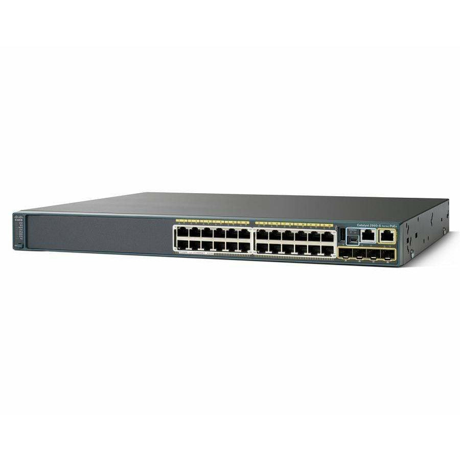 Cisco Catalyst 2960S Gigabit PoE+ Switch - WS-C2960S-24PS-L