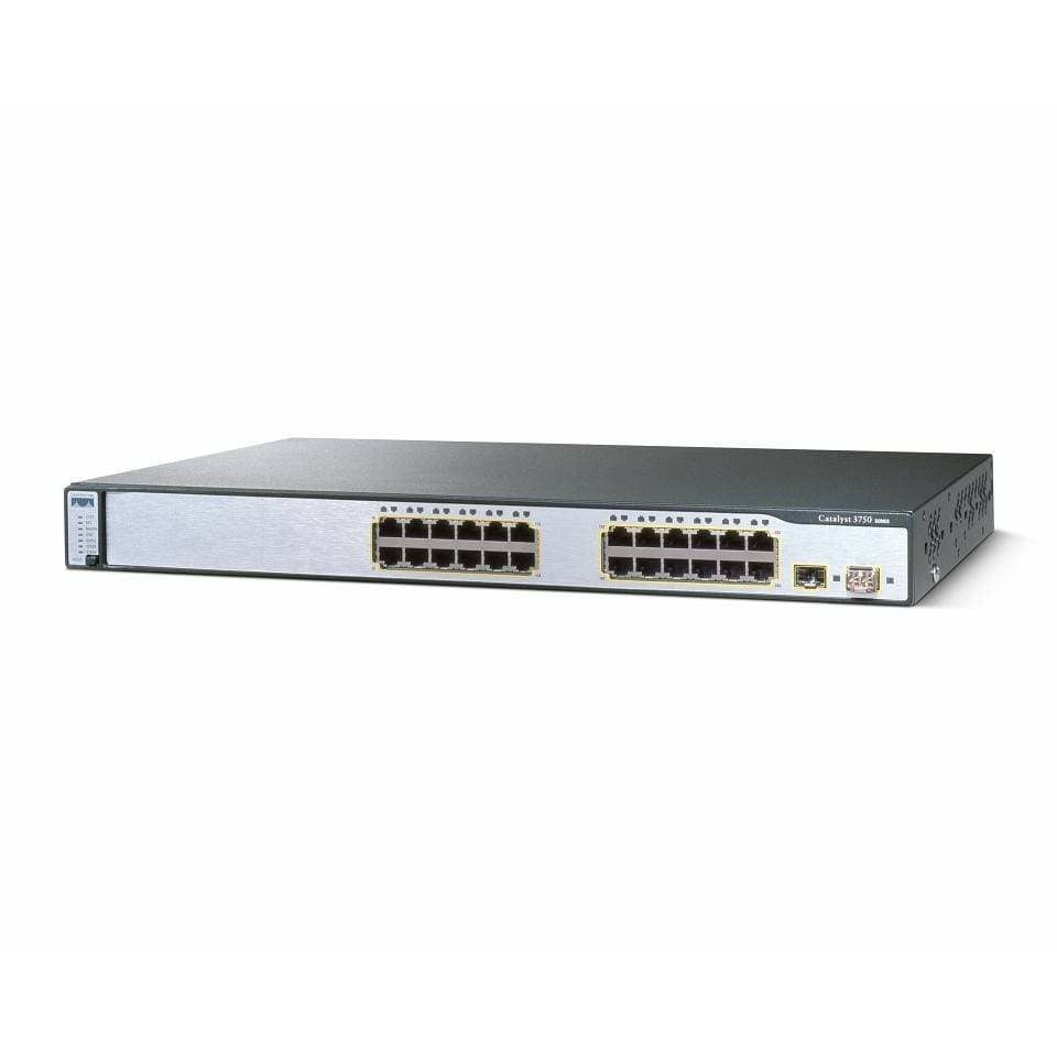 Cisco Catalyst 3750 24 Port Switch - WS-C3750-24TS-S