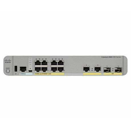 Cisco Catalyst 2960 8 Port Gigabit Switch POE - WS-C2960CX-8PC-L